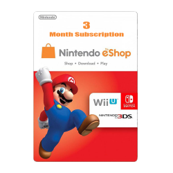 Nintendo E-shop online Membership 3 Months USA