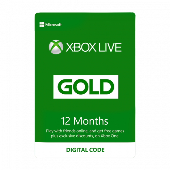 12 Month Xbox Live Gold Membership US Digital Code 12 Month Xbox Live Gold Membership US Digital Code