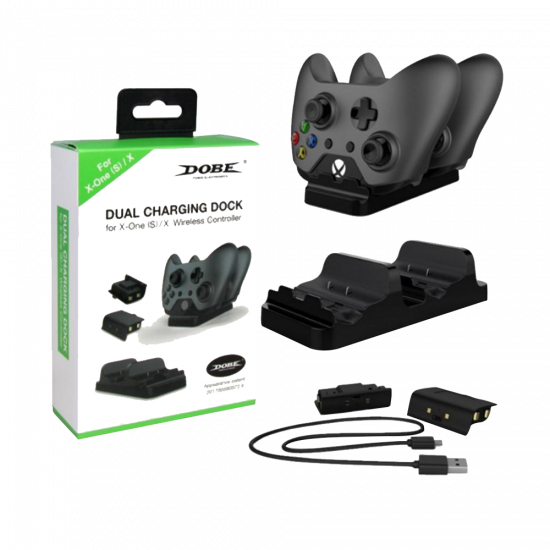 Dobe dual charging dock for xbox one S - X wireless controller