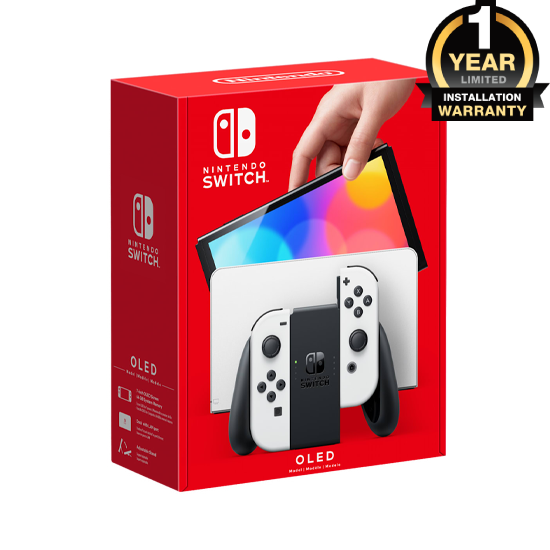 Nintendo Switch – OLED Model White - 1 Year Warranty