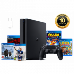 PS4 Slim 1TB (Refurbished) - 1 Year Warranty