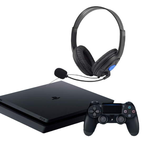 PS4 Slim 1TB & Gaming Headphones PS4 Slim 1TB & Gaming Headphones