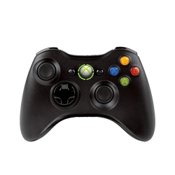 Microsoft Xbox 360 wireless controller - ( Refurbished )