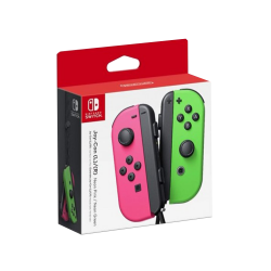 Nintendo Switch Joy Con Controller Green-pink