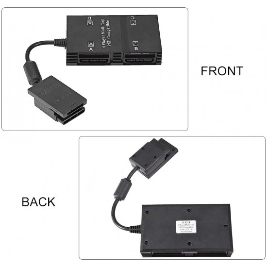 Multitap for PS2, 4 Player Multi-Tap Adapter