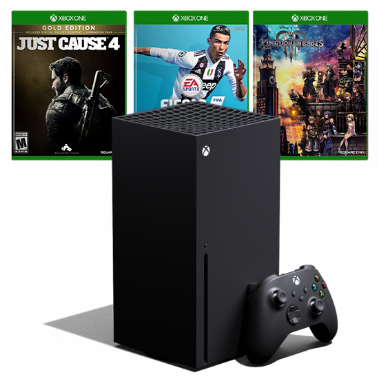 Xbox Series X & 3 CD-used